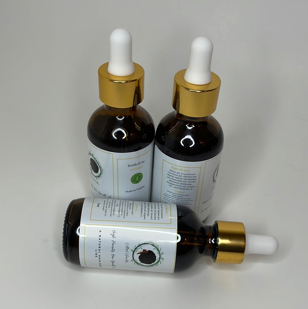 High Porosity Hair Growth Oil